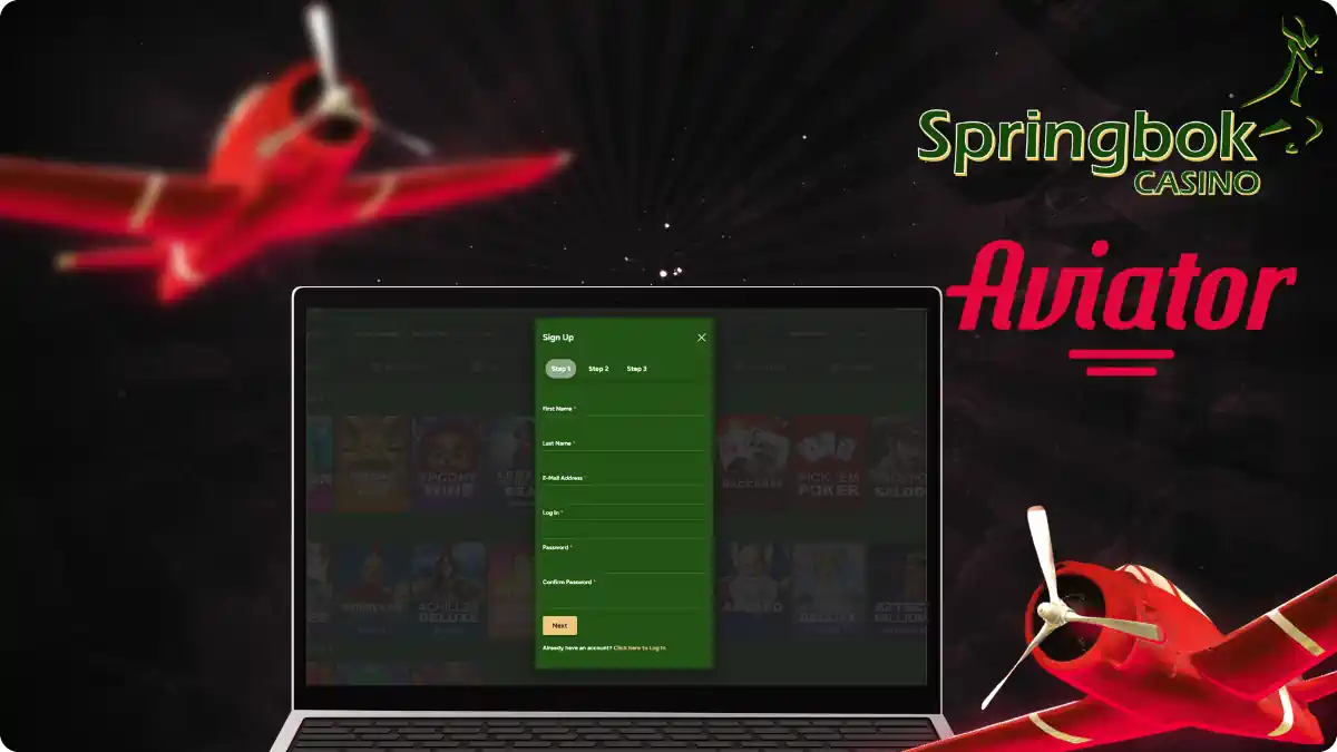 Aviatro Game Registration in Springbok