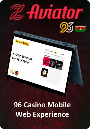 96In Casino Mobile Web Experience