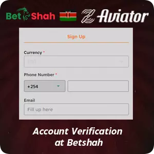 Account Verification at Betshah