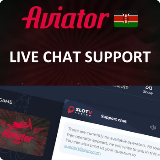 Live Chat Support in SlotV Aviator