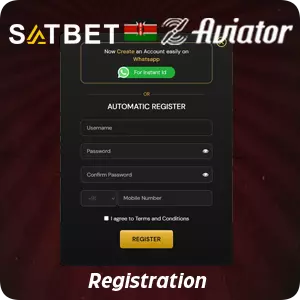 Creating an Account in Satbet