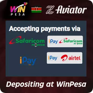 Depositing at WinPesa Aviatoraviator winpesa
