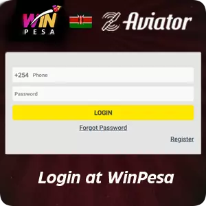 Registration and Secure Login at WinPesaaviator win pesa