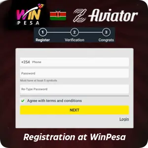Registration and Secure Login at WinPesaaviator winpesa login password