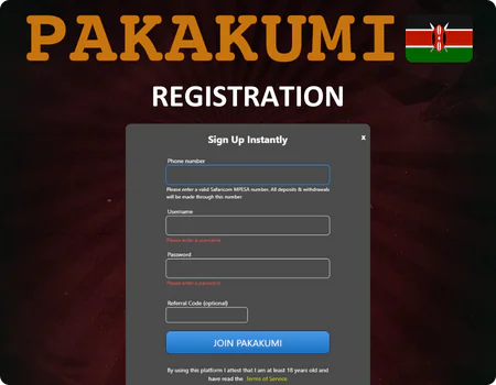 Pakakumi registration