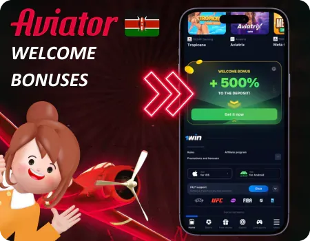 Welcome Bonuses Aviator in Kenya