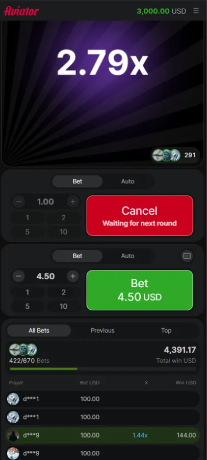 Bet before the next round